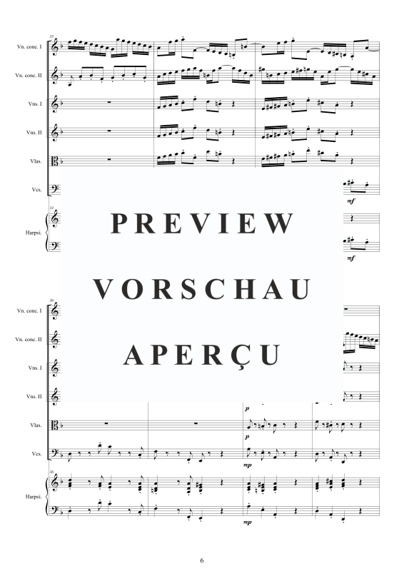 Product gallery: Page 7 of 11 Double Concerto in D minor BWV 1043, , Mixed Ensemble 2 Violins, Strings and Continuo (Harpsichord)