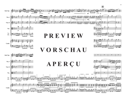 Product gallery: Page 6 of 21 Concerto in Es , , (trumpet + chamber orchestra)