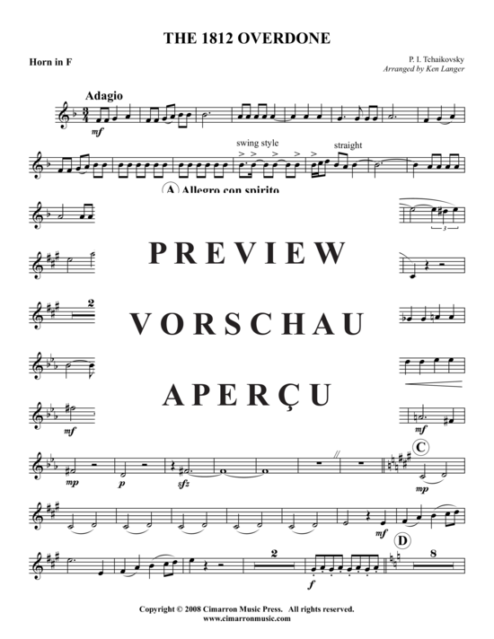 Produktgalerie: Seite 10 von 21 1812' OverDone , , (Blechbläserquintett)