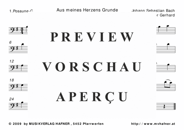 gallery: Aus meines Herzens Grunde, , (Blechbläser Quintett)