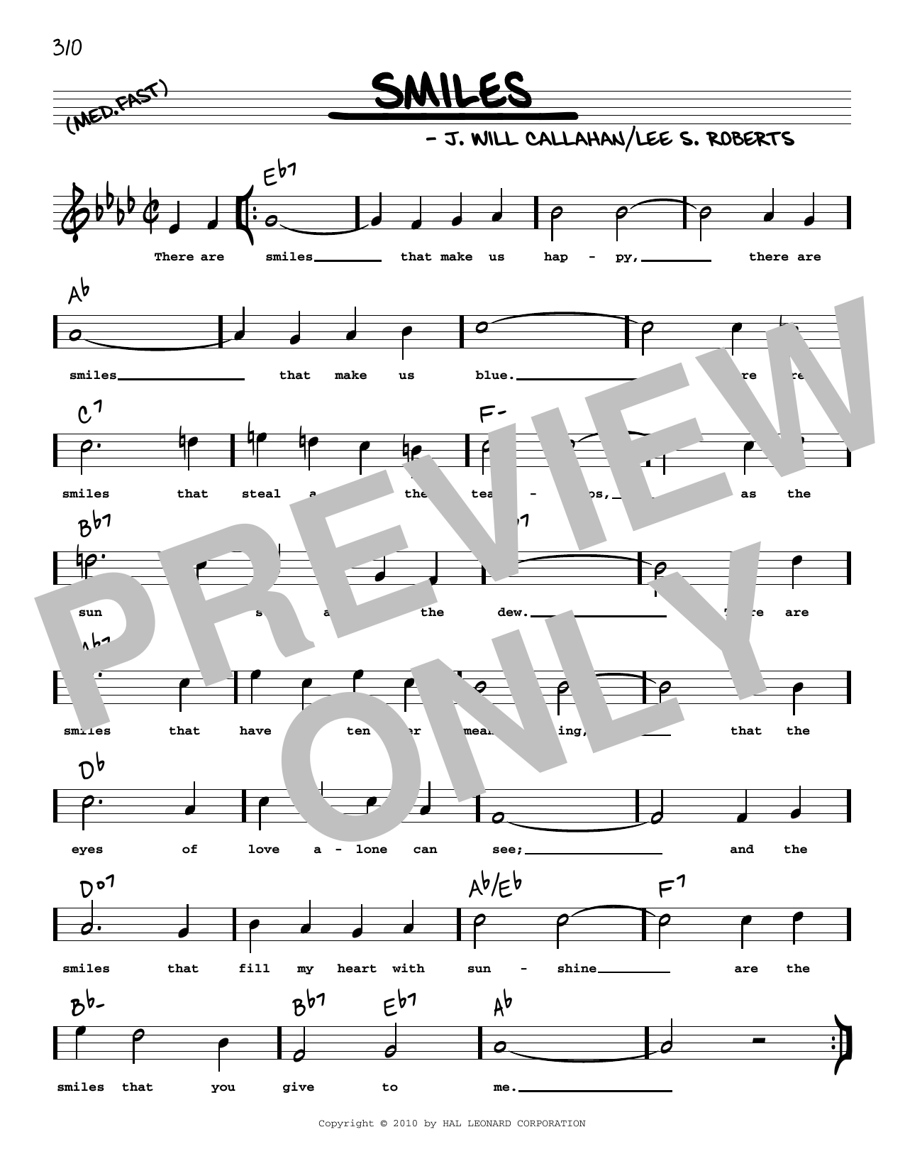 Produktbild zu: Smiles (arr. Robert Rawlins)