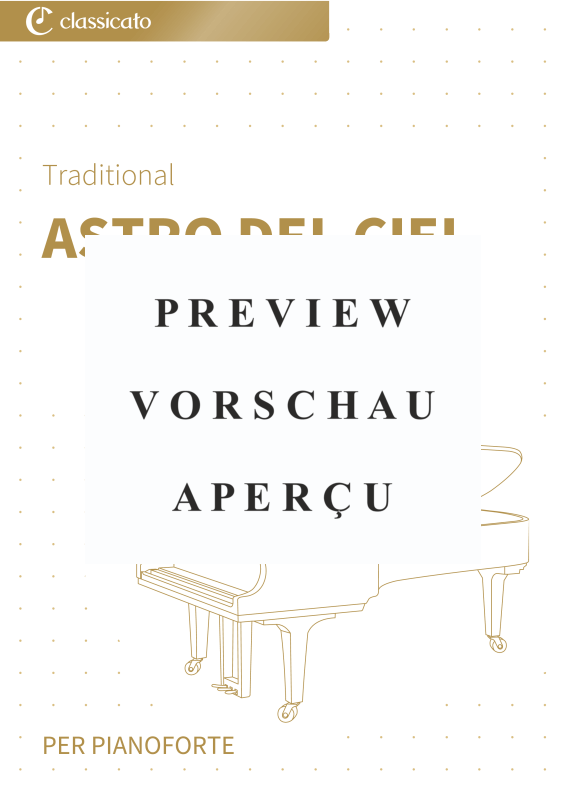 Product gallery: Page 2 of 5 Astro del ciel - Versione semplificata, , Piano Solo