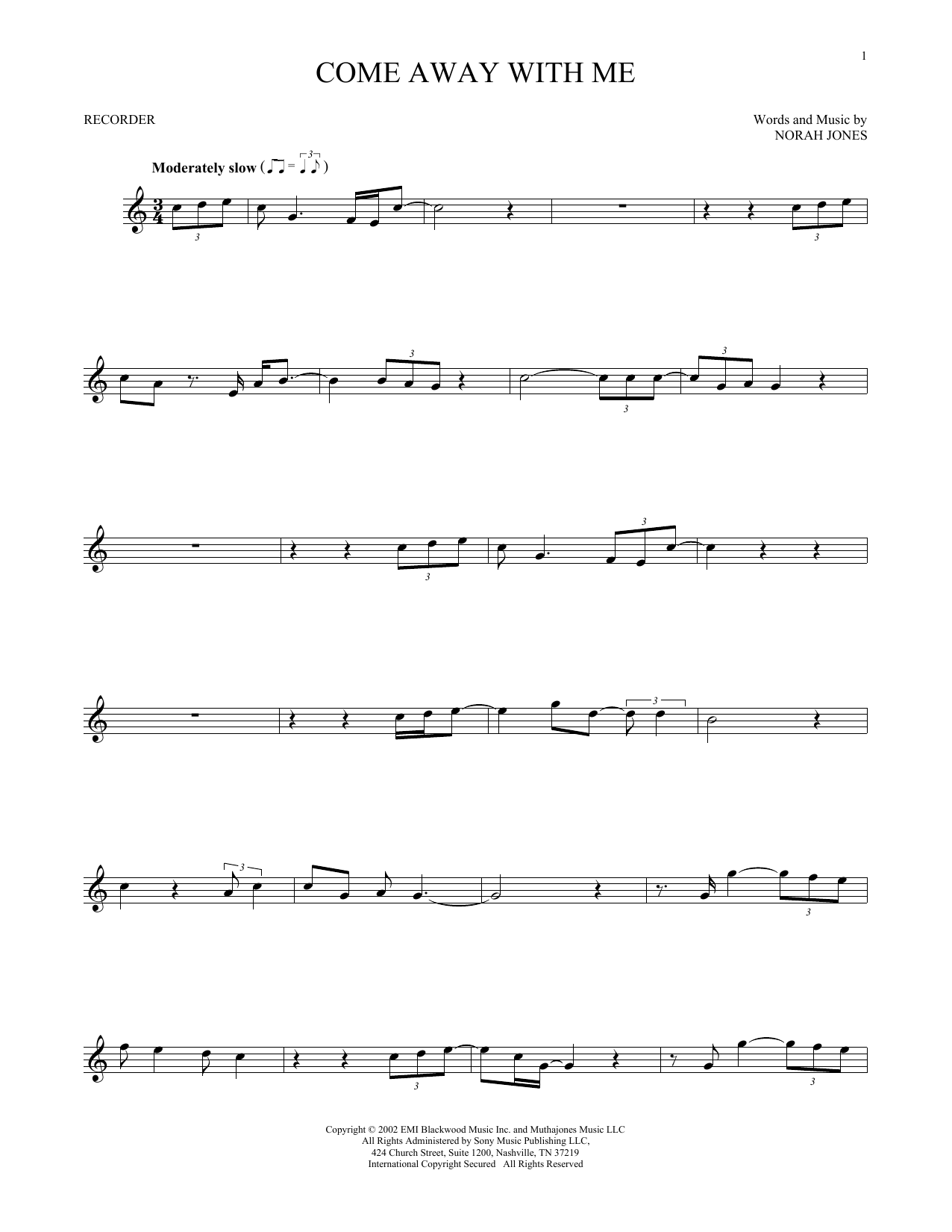 Product gallery: Page 1 of 1 Come Away With Me, Norah Jones