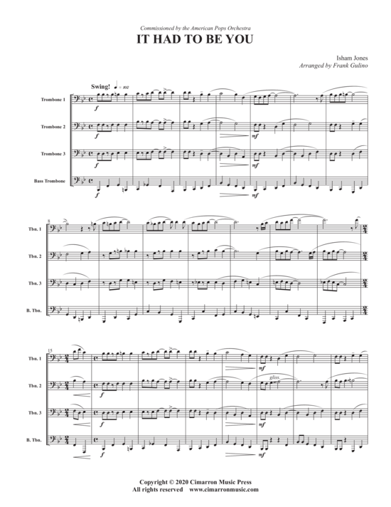 Product picture to: It Had To Be You Isham Jones