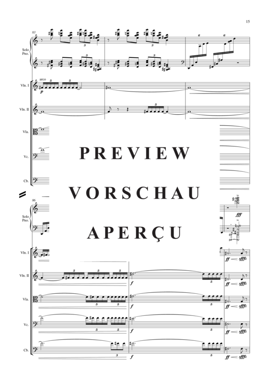 Product gallery: Page 16 of 21 Piano Concerto , , (Partitur)