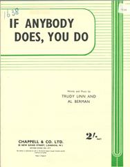 cover: If Anybody Does, You Do, Al Berman, Gesang, Gitarre, Klavier