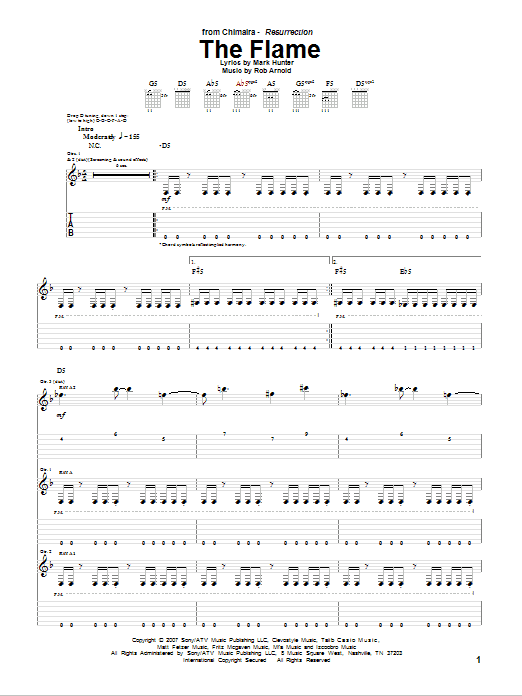 Produktgalerie: Seite 1 von 1 The Flame, Chimaira, Gitarre