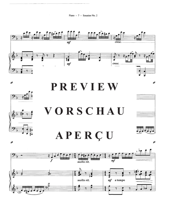 Product gallery: Page 10 of 21 Sonatine No 2 , , (trombone/euphonium or tuba + piano)