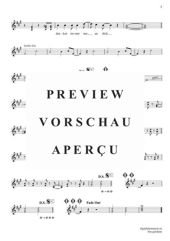 gallery: Nur geträumt, Nena, Trompete in B