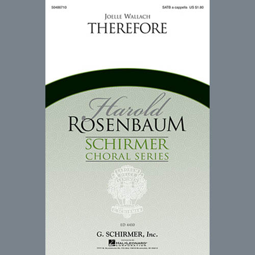 cover: Therefore, Joelle Wallach, Chor
