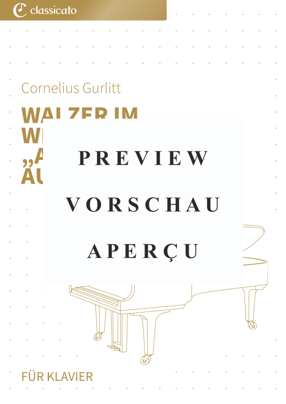 Produktgalerie: Seite 2 von 6 Walzer im Weber-Stil über "Ach du lieber Augustin", , Klavier Solo