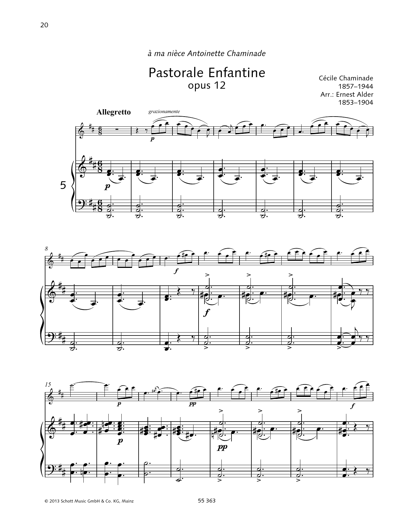 Produktbild zu: Pastorale Enfantine