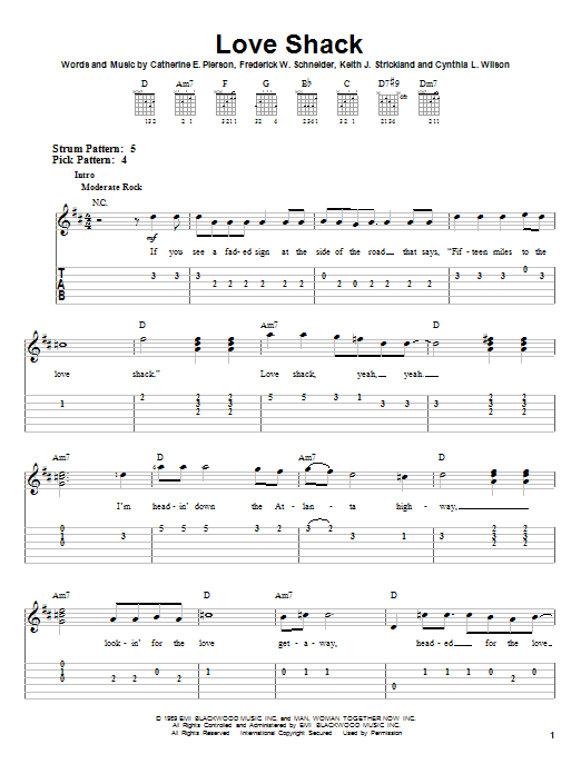 Produktgalerie: Seite 1 von 1 Love Shack, The B-52's, Gitarre