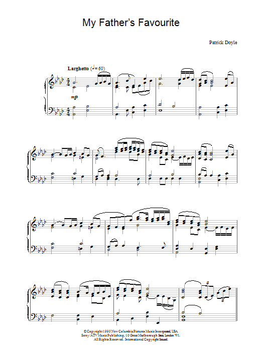 Product gallery: Page 1 of 1 My Father's Favourite, Patrick  Doyle