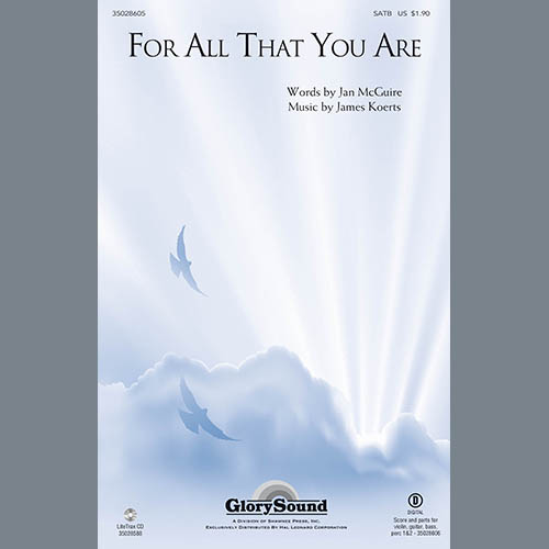 cover: For All That You Are, James Koerts, Chor