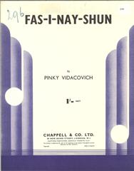 cover: Fas-I-Nay-Shun, Pinky Vidacovich