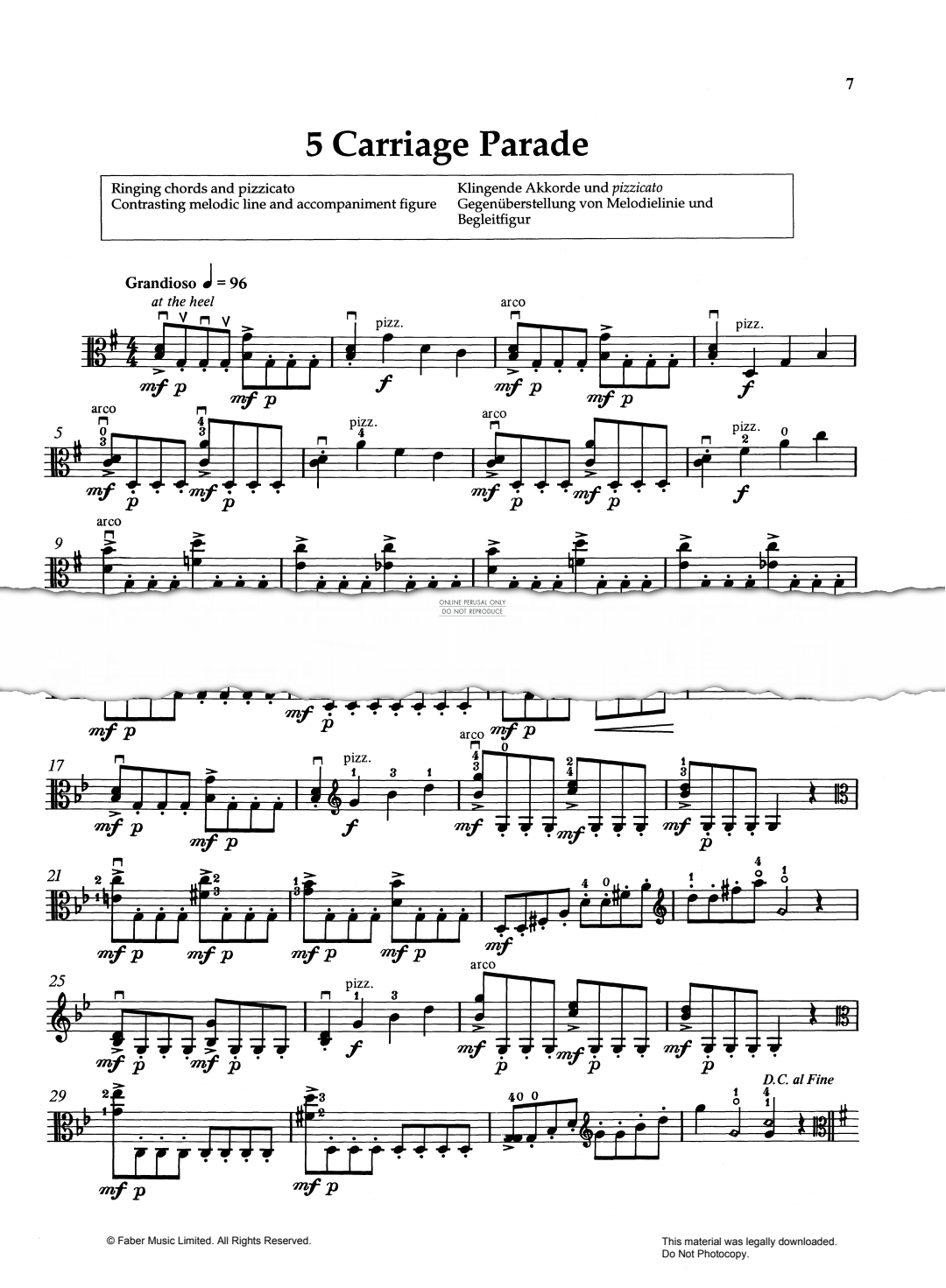 Produktgalerie: Seite 1 von 1 Carriage Parade, Mary Cohen, Viola