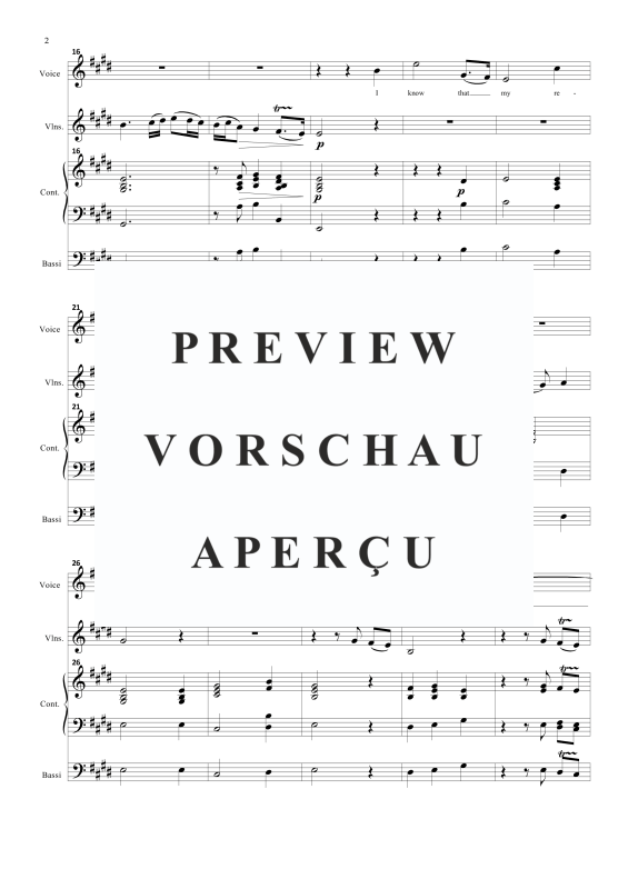 Product gallery: Page 5 of 11 I know that my redeemer liveth (from Messiah), , Solo Vocal and Orchestra