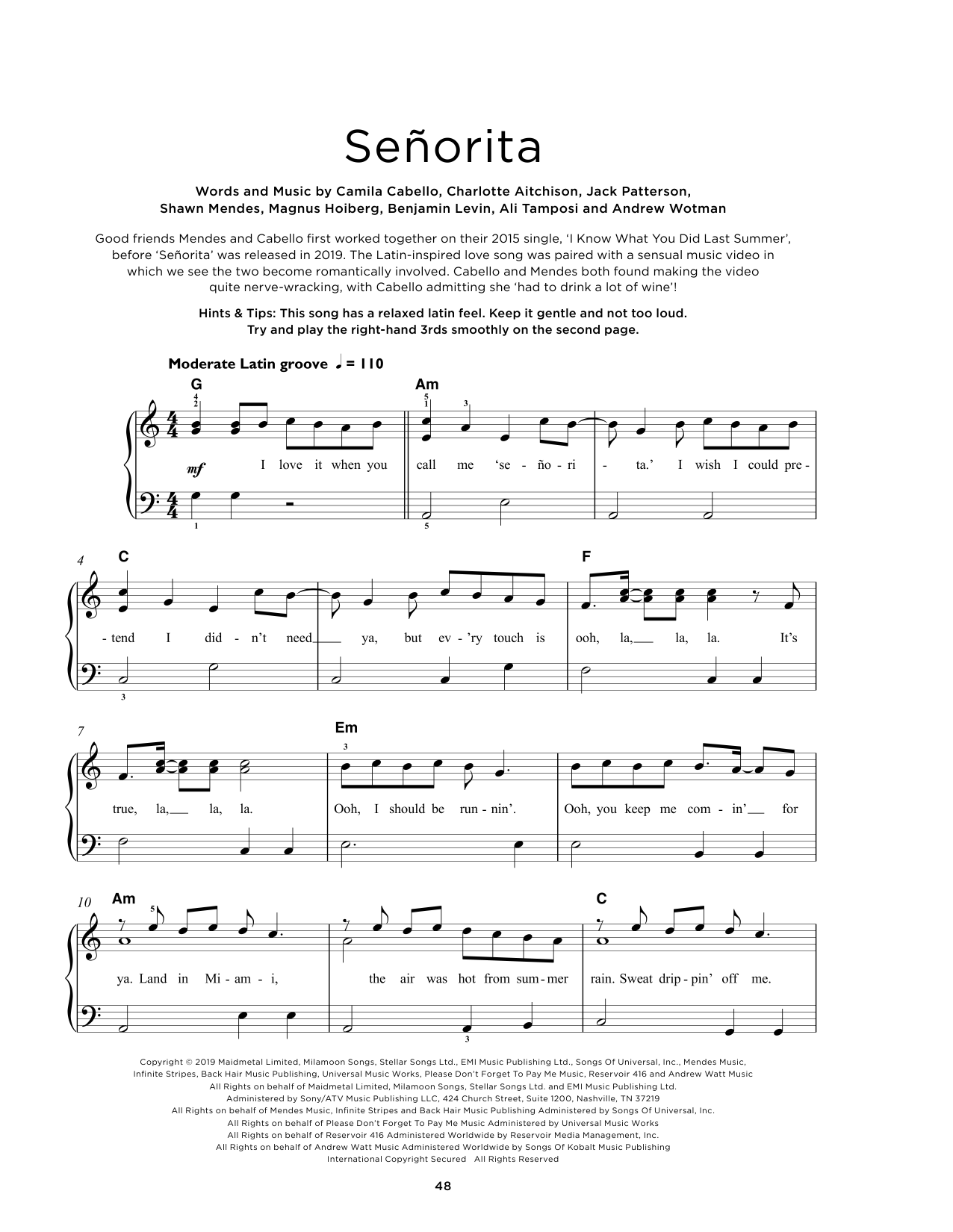 Product gallery: Page 1 of 1 Señorita, Shawn Mendes & Camila Cabello