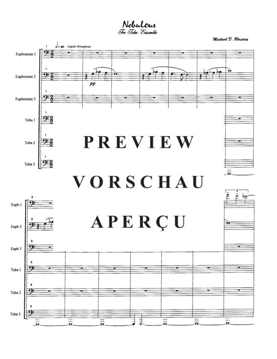 Produktgalerie: Seite 3 von 21 Nebulous , , (Tuba Ensemble EEETTT)