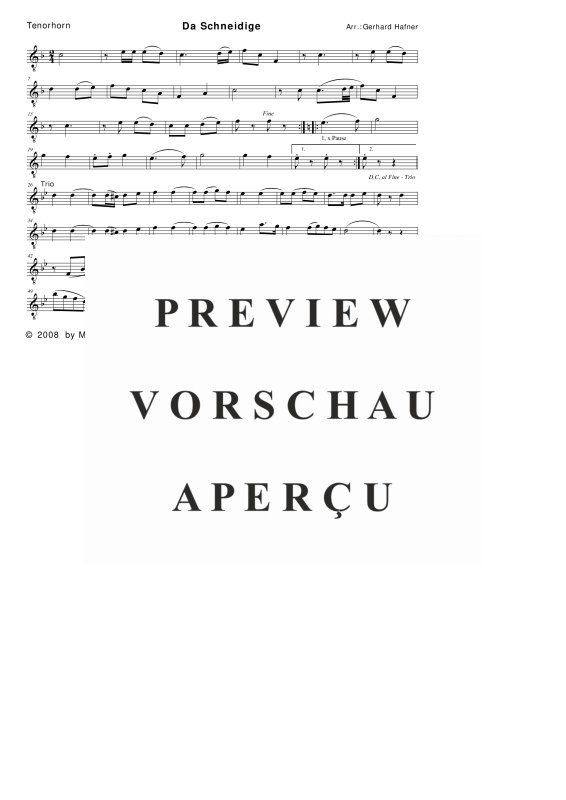 Product gallery: Page 8 of 11 Da Schneidige, , (woodwind and brass)