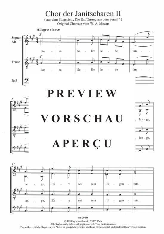 gallery: Chor der Janitscharen , , (Gemischter Chor)