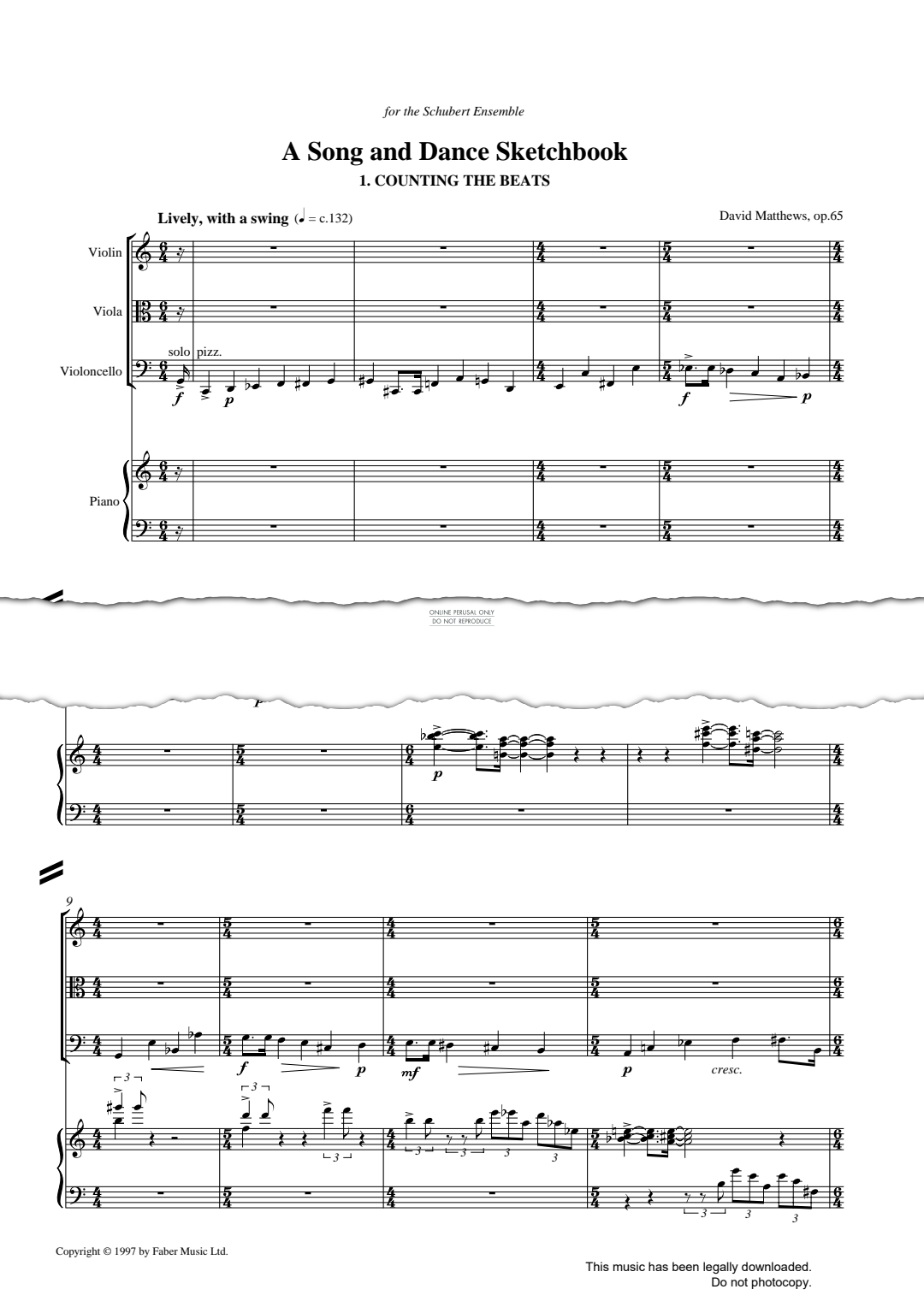 Produktbild zu: A Song and Dance Sketchbook