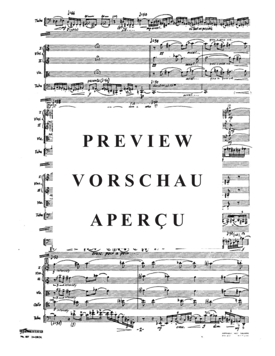 Produktgalerie: Seite 6 von 21 Quintet , , (Quintett für Streicherquartett + Tuba Solo)