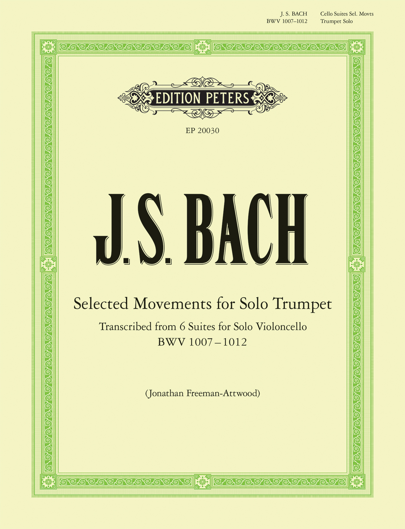 Produktbild zu: Suite No.5 in F Minor BWV1011