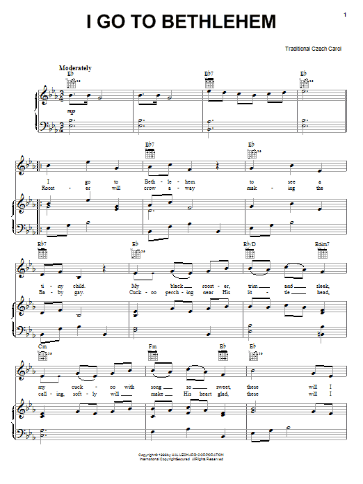 Product gallery: Page 1 of 1 I Go To Bethlehem, Traditional