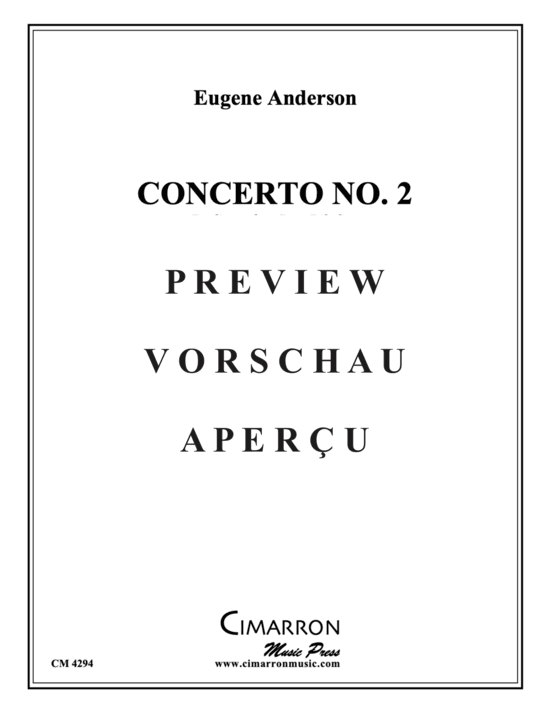 Product gallery: Page 2 of 21 Concerto No. 2 , , (tuba + piano)