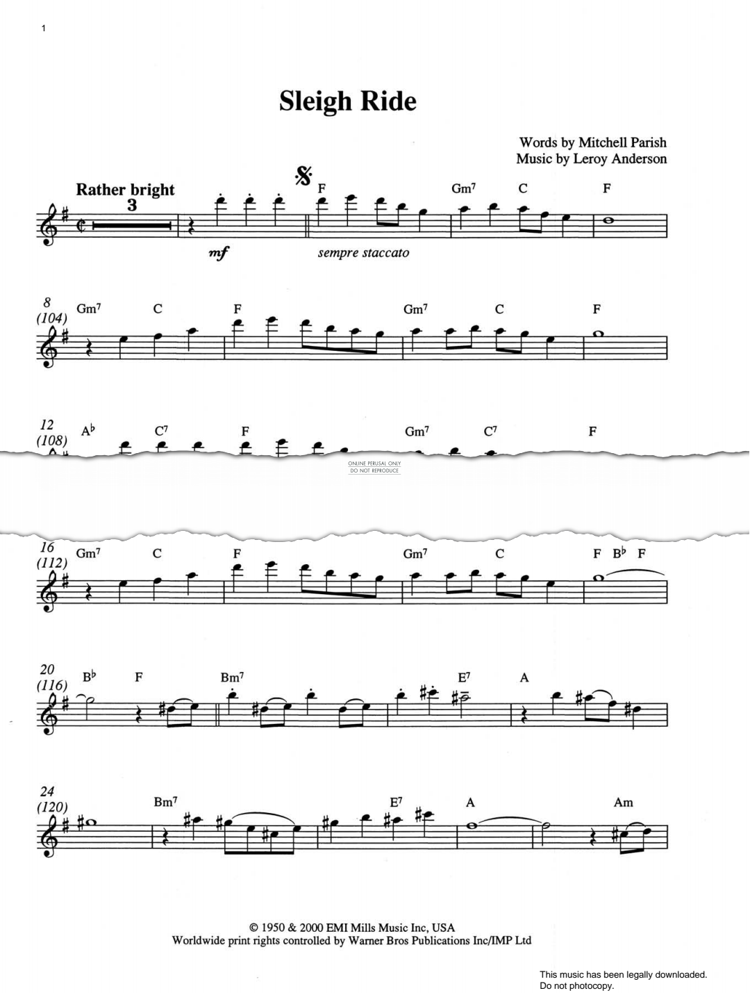 Produktbild zu: Sleigh Ride