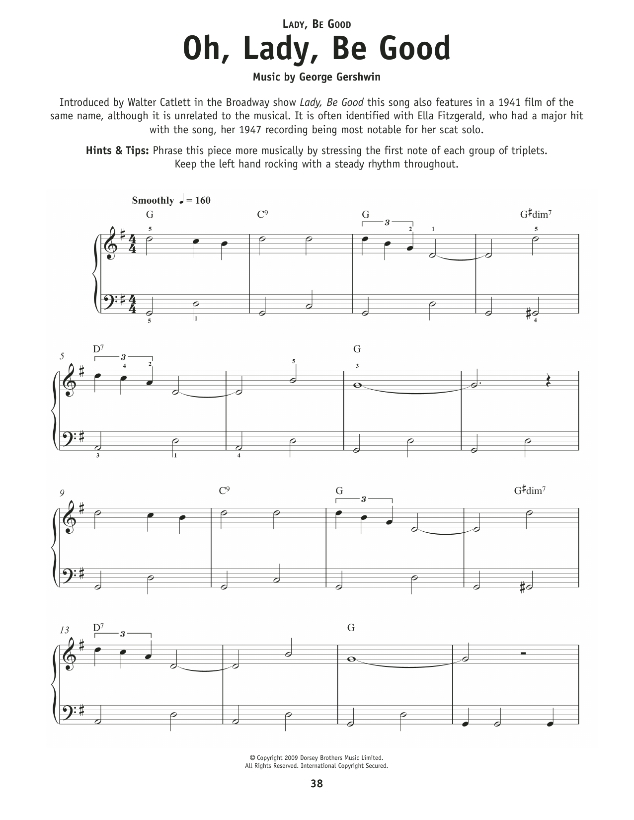 Produktgalerie: Seite 1 von 1 Oh, Lady Be Good!, George Gershwin, Klavier