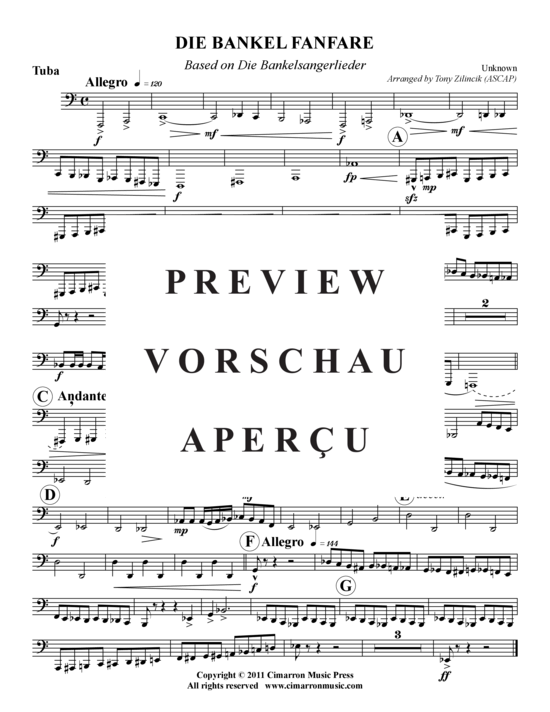 Produktgalerie: Seite 9 von 9 Die Bankel Fanfare , , (Blechbläserquintett)
