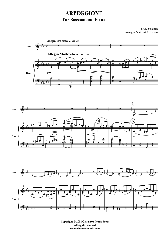 gallery: Arpeggione , , (Fagott + Klavier)