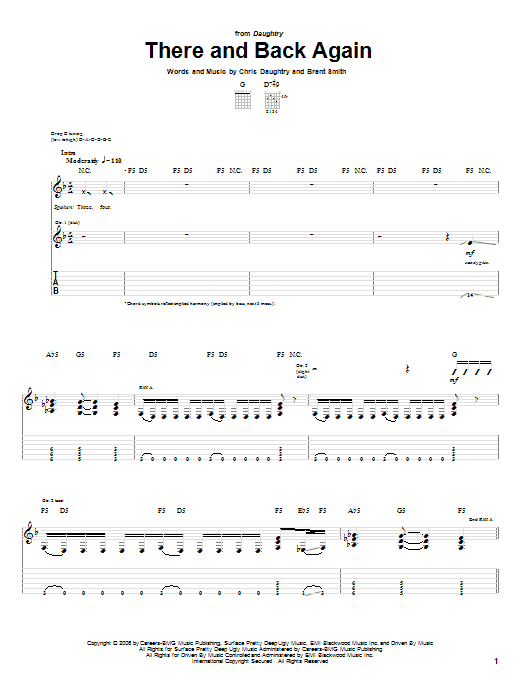 Product gallery: Page 1 of 1 There And Back Again, Daughtry