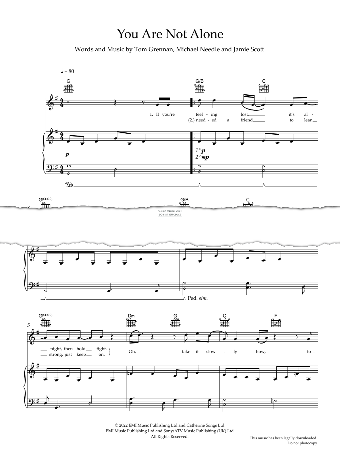 Product gallery: Page 1 of 1 You Are Not Alone, Tom Grennan