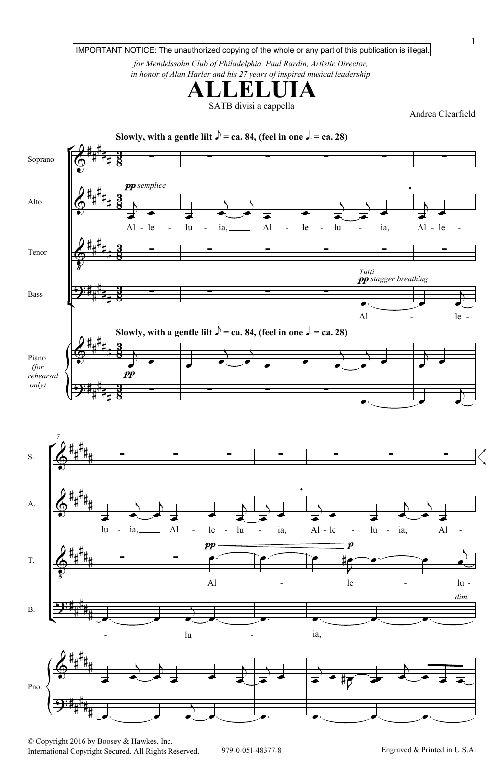 Produktbild zu: Alleluia