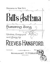 cover: Bill's Asthma, Reeves Hansford