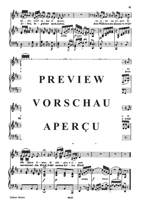 gallery: Der Sylphe des Friedens (Ridente la calma K.152) , ,  (Gesang mittel + Klavier)