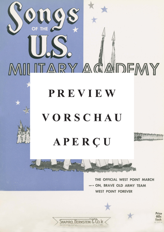 gallery: On, Brave Old Army Team (West Point Football Song) , Miller, Glenn,  (Klavier + Gesang)