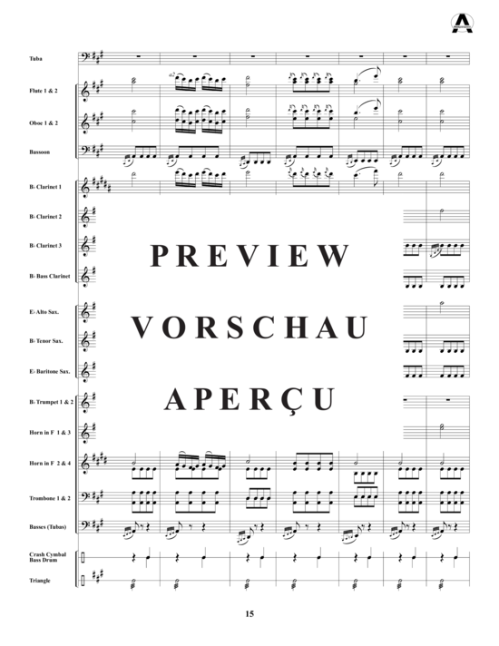 Produktgalerie: Seite 19 von 21 Sonata in A - 3.Satz , , (Tuba solo + Concert Band)