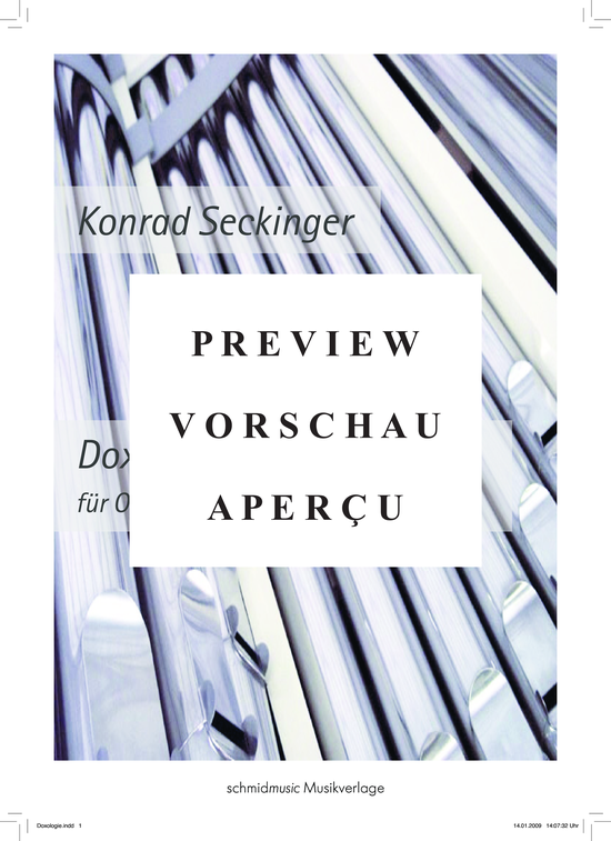 Product gallery: Page 2 of 16 Doxologie, 4 Sätze , , (Orgel Solo)