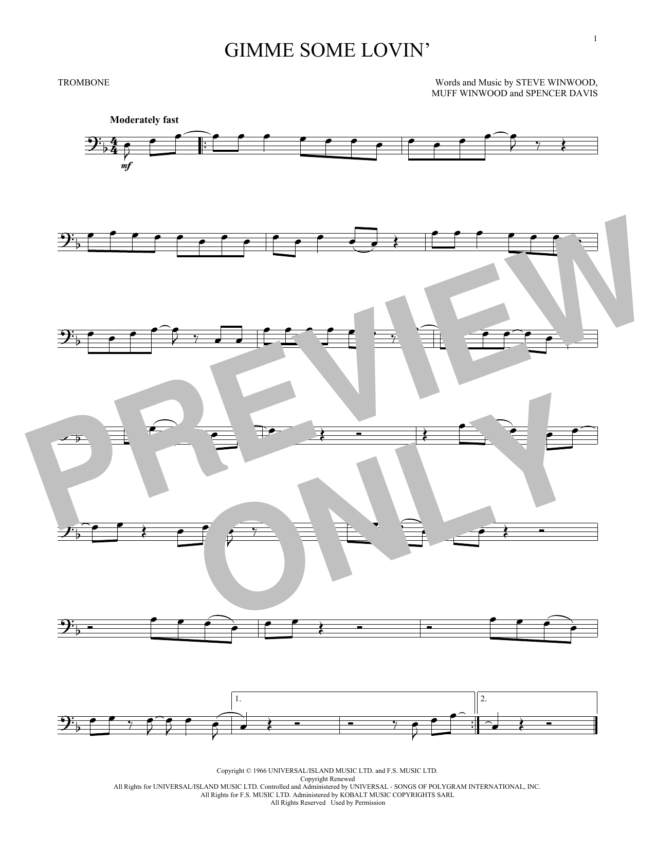 Product gallery: Page 1 of 1 Gimme Some Lovin', The Spencer Davis Group