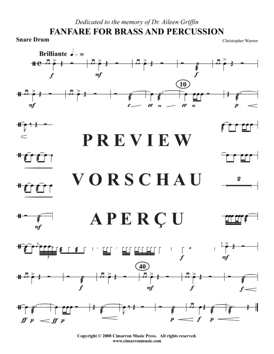 Product gallery: Page 13 of 19 Fanfare for Brass & Percussion , , (Brass Ensemble)