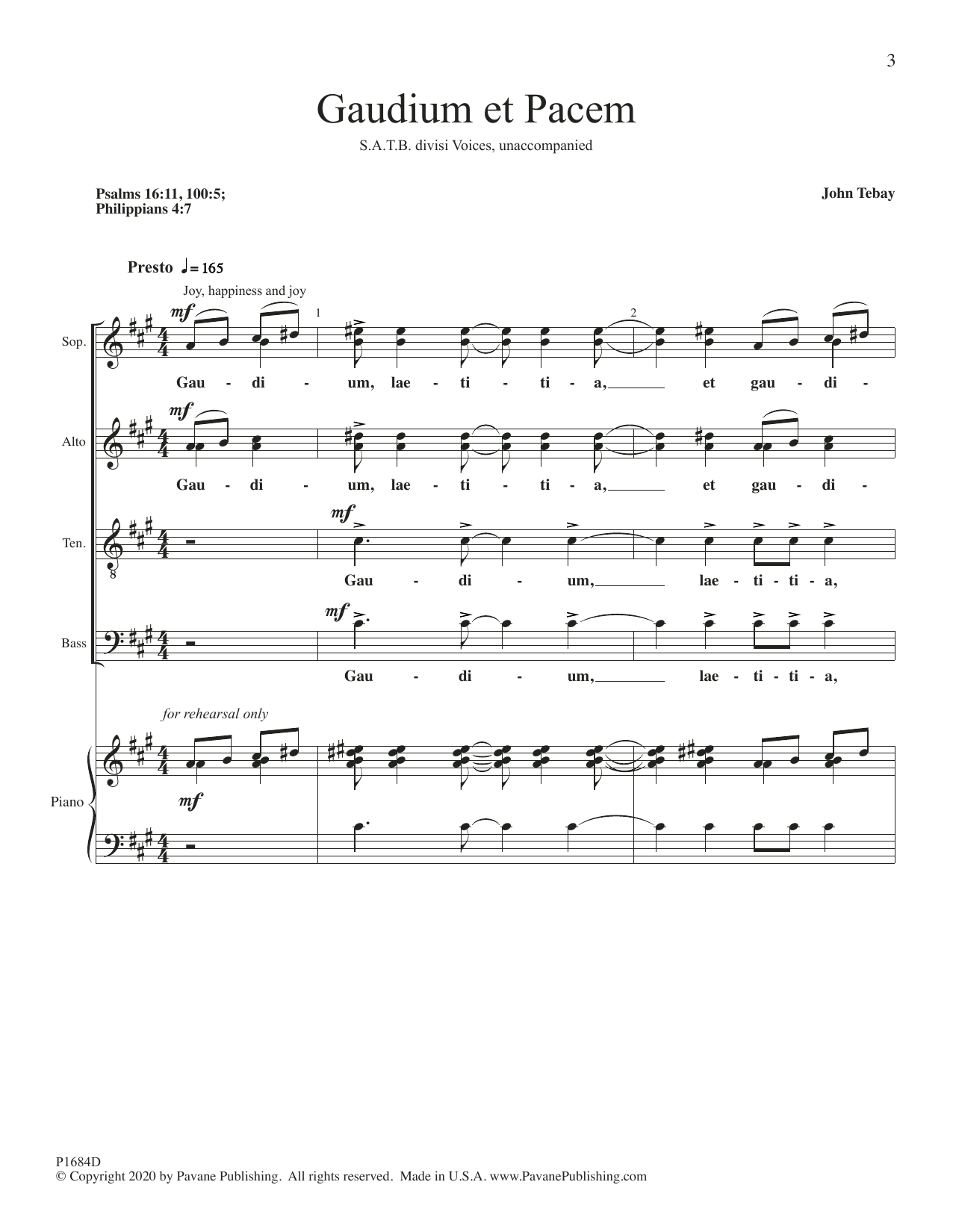 Produktbild zu: Gaudium Et Pacem