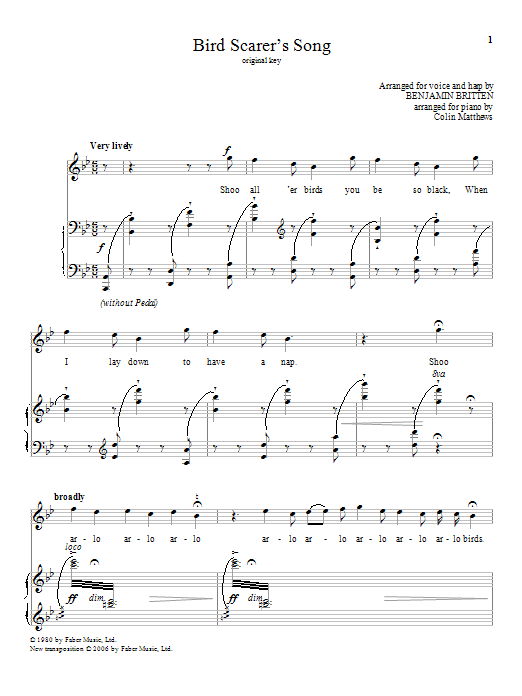 Produktbild zu: Bird Scarer's Song