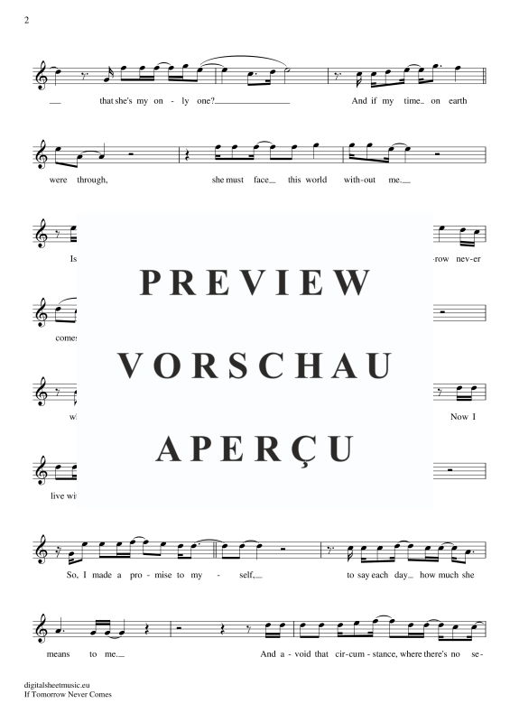 Product gallery: Page 3 of 4 If Tomorrow Never Comes , Keatin, Ronan, Tenor Saxophone