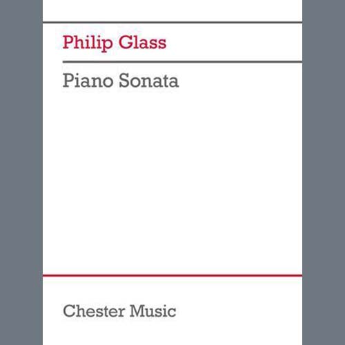 cover: Piano Sonata, Philip Glass, Klavier