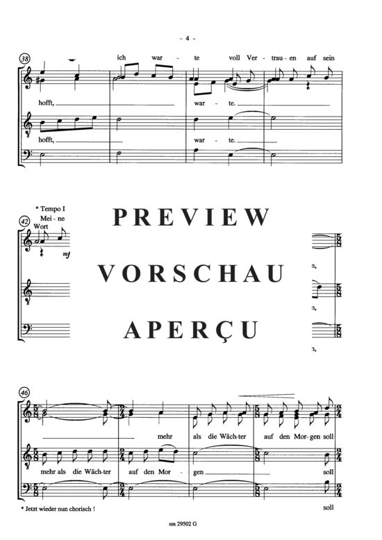 Product gallery: Page 6 of 9 Aus der Tiefe rufe ich , , (mixed choir)